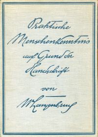 Langenbruch, Praktische Menschenkenntnis auf Grund der Handschrift. (Umschlag)