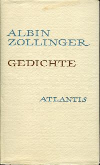 Zollinger, Gedichte. (Umschlag)