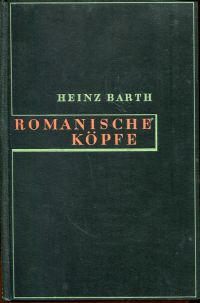 Barth, Romanische Köpfe. (Umschlag)