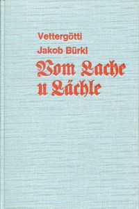 Bürki, Vom Lache u Lächle. (Umschlag)