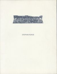 Stephan Runge. (Umschlag)