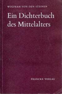 Steinen, Ein Dichterbuch des Mittelalters. (Umschlag)