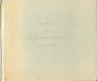 Raffael: Die Sonette an seine Geliebte. (Umschlag)