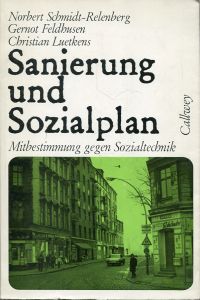 Schmidt-Relenberg, Sanierung und Sozialplan. (Umschlag)