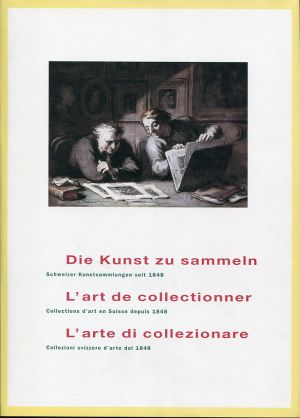 Die Kunst zu sammeln. (Schutzumschlag)
