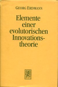 Erdmann, Elemente einer evolutorischen Innovationstheorie. (Umschlag)
