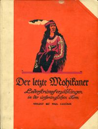 Cooper, Der letzte Mohikaner. (Umschlag)