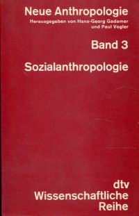 Gadamer, Sozialanthropologie. (Umschlag)