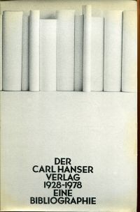 Trapp, Der Carl Hanser Verlag 1928-1978. (Umschlag)