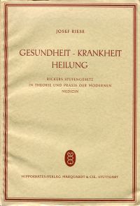 Riese, Gesundheit-Krankheit, Heilung. (Umschlag)