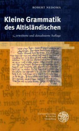 Nedoma, Kleine Grammatik des Altisländischen. (Umschlag)