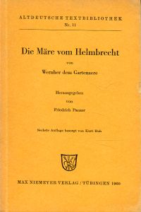Wernher dem Gartenaere: Die Märe vom Helmbrecht. (Umschlag)