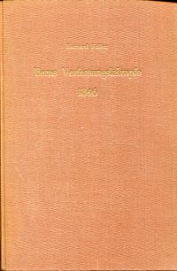 Feller, Berns Verfassungskämpfe 1846. (Umschlag)