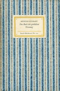 Eckhart Meister/Quint, Das Buch der göttlichen Tröstung und Vom edlen Menschen. (Umschlag)