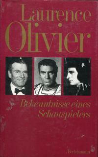 Olivier, Bekenntnisse eines Schauspielers. (Umschlag)