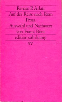 Arlati, Auf der Reise nach Rom. (Umschlag)