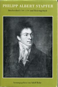 Stapfer, Briefwechsel 1789-1791 und Reisetagebuch. (Umschlag)