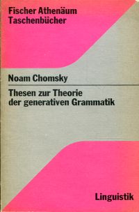 Chomsky, Thesen zur Theorie der generativen Grammatik. (Umschlag)