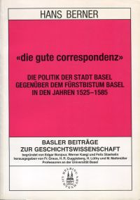 Berner, "Die gute Correspondenz". (Umschlag)