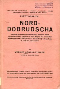 Kündig-Steiner, Nord-Dobrudscha. (Umschlag)