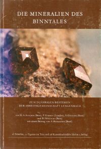 Stalder, Die Mineralien des Binntales. (Umschlag)