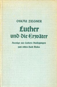 Luther, Luther und die Erzväter. (Umschlag)