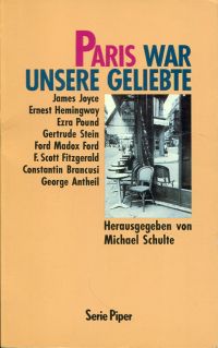 Schulte, Paris war unsere Geliebte. (Umschlag)