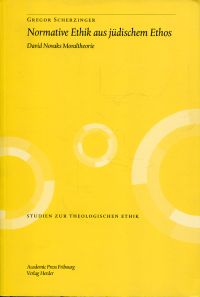 Scherzinger, Normative Ethik aus jüdischem Ethos. (Umschlag)