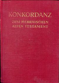 Lisowsky, Konkordanz zum Hebräischen Alten Testament. (Umschlag)