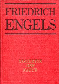 Engels, Dialektik der Natur. (Umschlag)