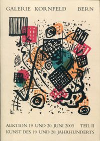 Kunstwerke des 19. und 20. Jahrhunderts. (Umschlag)