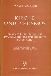 Gubler, Kirche und Pietismus. (Umschlag)