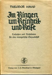 Haug, Im Ringen um Reinheit und Reife. (Umschlag)