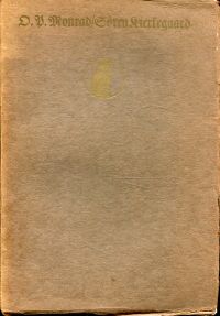 Monrad, Sören Kierkegaard. (Umschlag)