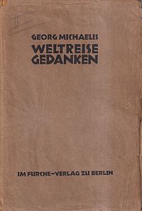 Michaelis, Weltreisegedanken. (Umschlag)