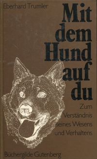 Trumler, Mit dem Hund auf du. (Umschlag)