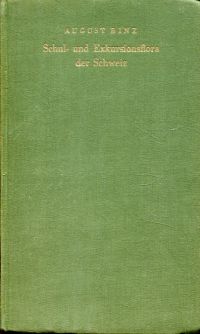 Binz, Schul- und Exkursionsflora der Schweiz. (Umschlag)