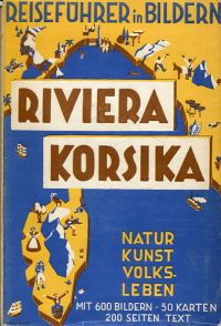 Leuenberger, Riviera und Korsika. (Umschlag)