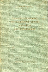 Pein, Forstsamen-Gewinnung und Forstpflanzen-Anzucht in den USA und in Deutschla (Umschlag)