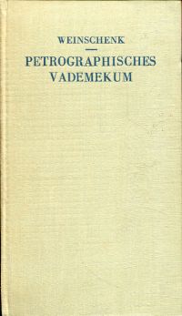 Weinschenk, Petrographisches Vademekum. (Umschlag)