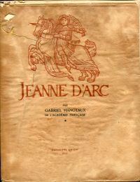 Hanotaux, Jeanne d'Arc. (Umschlag)