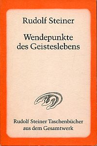 Steiner, Wendepunkte des Geisteslebens. (Umschlag)