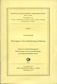 Schickhoff, Das Kaghan - Tal im Westhimalaya (Pakistan). (Umschlag)