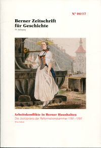 Adam Tina: Arbeitskonflikte in Berner Haushalten. (Umschlag)