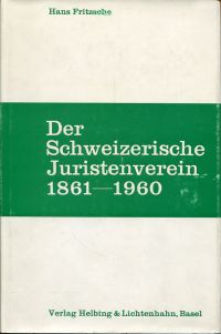 Fritzsche, Der Schweizerische Juristenverein. (Umschlag)