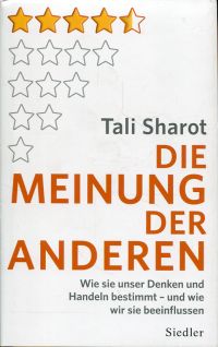 Sharot, Die Meinung der Anderen. (Umschlag)