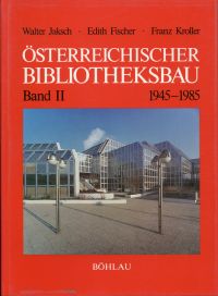 Jaksch, Österreichischer Bibliotheksbau. (Umschlag)