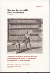 Dubois, Transferts de savoir entre les Sociétés économiques de Berne et d'Yverdo (Umschlag)