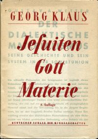 Klaus, Jesuiten, Gott, Materie. (Umschlag)