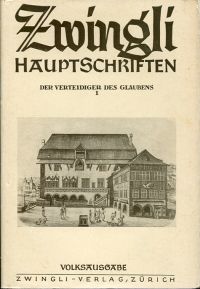 Frei, Zwingli, der Verteidiger des Glaubens. (Umschlag)